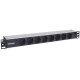 Intellinet Unité de distribution d'alimentation (PDU) 19" 1U à 8 prises EU, voyant LED uniquement, sans protection contre les surtensions, prises EU CEE 7/3, câble d'alimentation 1,8 m, sortie, montage en rack, garantie trois ans