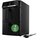 Bosch Serie 6 MAFD661B7 friteuse Double 12 L Autonome 2800 W Friteuse d'air chaud Noir