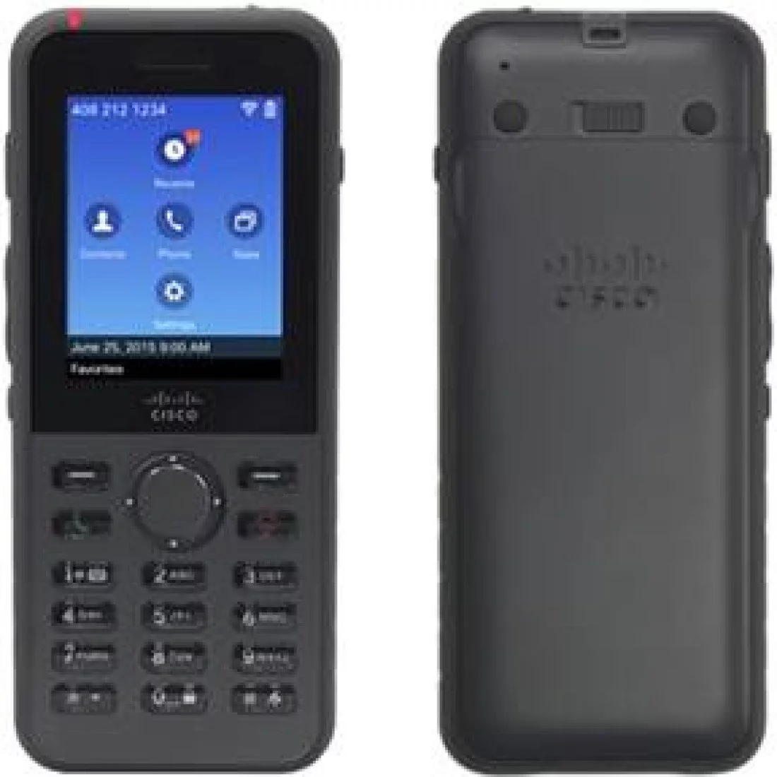 Cisco 6851 téléphone fixe Noir 4 lignes Wifi