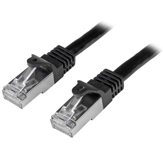 StarTech.com N6SPAT5MBK câble de réseau Noir 5 m Cat6 SF/UTP (S-FTP)