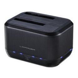 LC-Power LC-DOCK-U3-III Station d'accueil de disques de stockage USB 3.2 Gen 1 (3.1 Gen 1) Type micro-B Noir LC-Power LC-DOCK-U3-III Station d'accueil de disques de stockage USB 3.2 Gen 1 (3.1 Gen 1) Type micro-B Noir
