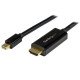 StarTech.com Câble adaptateur Mini DisplayPort vers HDMI de 3 m - 4K 30 Hz - Noir