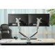 Newstar NM-D750DSILVER Support de bureau écrans plat