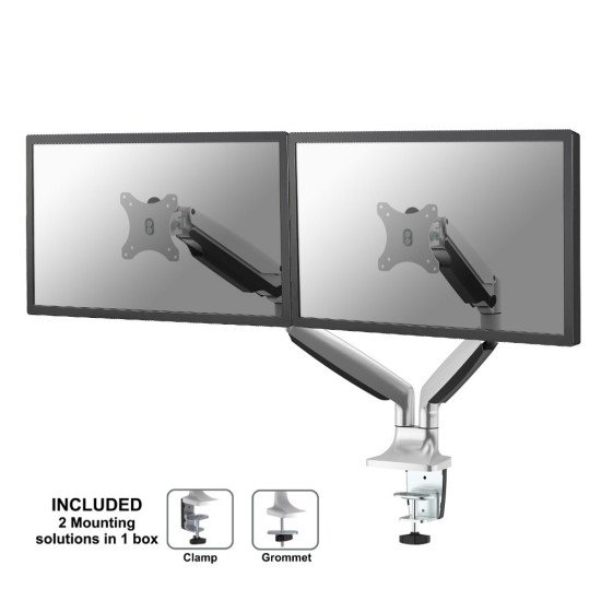 Newstar NM-D750DSILVER Support de bureau écrans plat