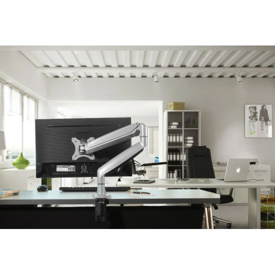 Newstar NM-D750SILVER Support de bureau écrans plat