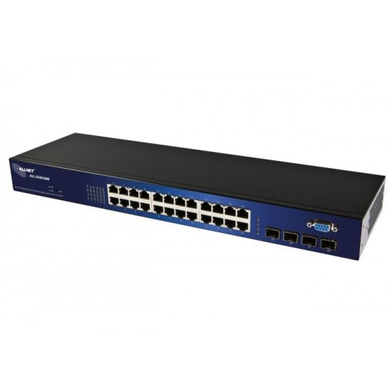 ALLNET 127211 Géré L2 Gigabit Ethernet (10/100/1000) 19U Noir ALLNET 127211 Géré L2 Gigabit Ethernet (10/100/1000) 19U Noir