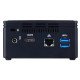 Gigabyte GB-BACE-3160 barebone PC J3160 1,6 GHz 0,69L mini PC Noir