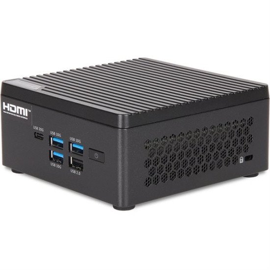 TERRA Micro 6100V1 Intel Core Ultra 5 125H 16 Go DDR5-SDRAM 500 Go SSD Windows 11 Pro Micro PC Mini PC Noir