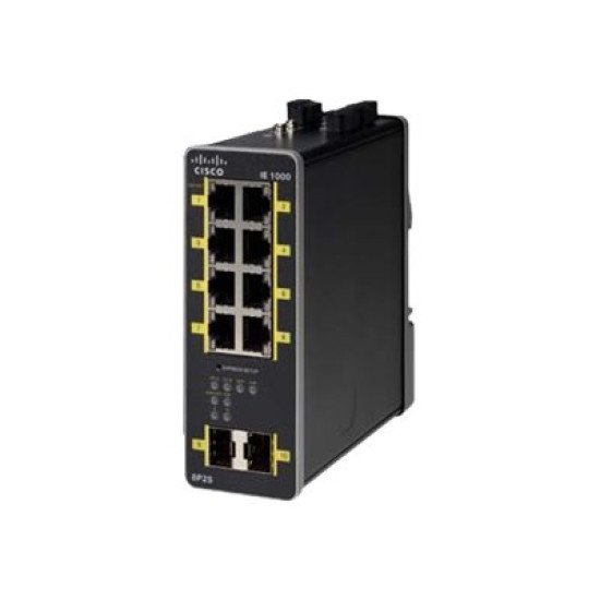 Cisco IE-1000-8P2S-LM Switch Gigabit Ethernet 