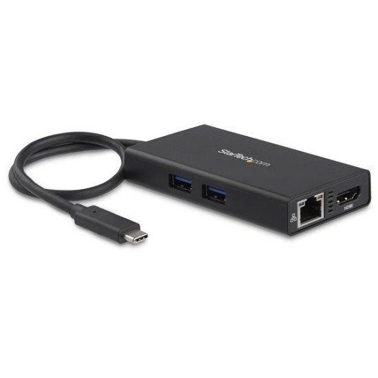 StarTech.com Adaptateur multiport USB Type-C pour ordinateur portable HDMI 4K - GbE - USB 3.0
