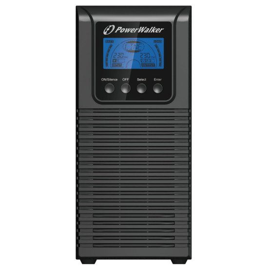 PowerWalker VFI 1000 TGS Double-conversion (en ligne) 1 kVA 900 W 3 sortie(s) CA