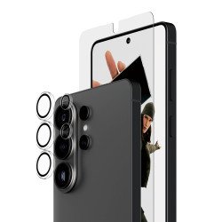 PanzerGlass ® Hoops® 2-in-1 Bundle Samsung Galaxy S26 Ultra | Ultra-Wide Fit Protection d'écran transparent 1 pièce(s)