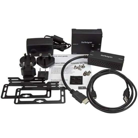 StarTech.com Kit prolongateur HDBaseT avec transmetteur compact - HDBaseT - UHD 4K