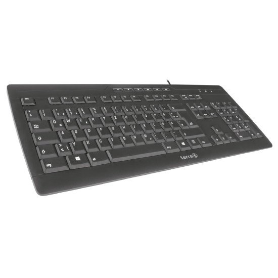 Wortmann AG 2810664 clavier USB QWERTZ Noir