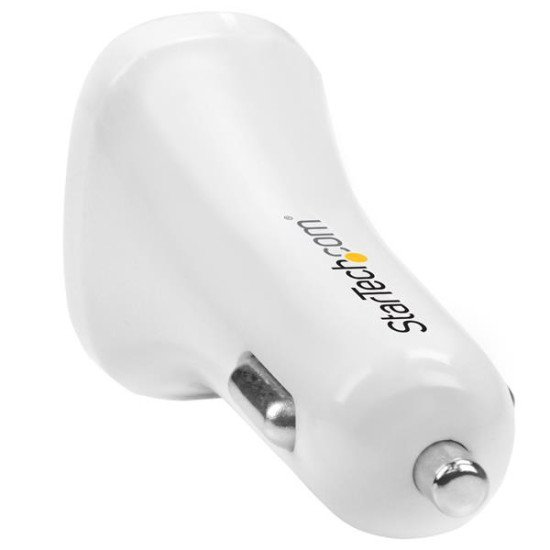 StarTech.com USB2PCARWHS chargeur de téléphones portables Auto Blanc