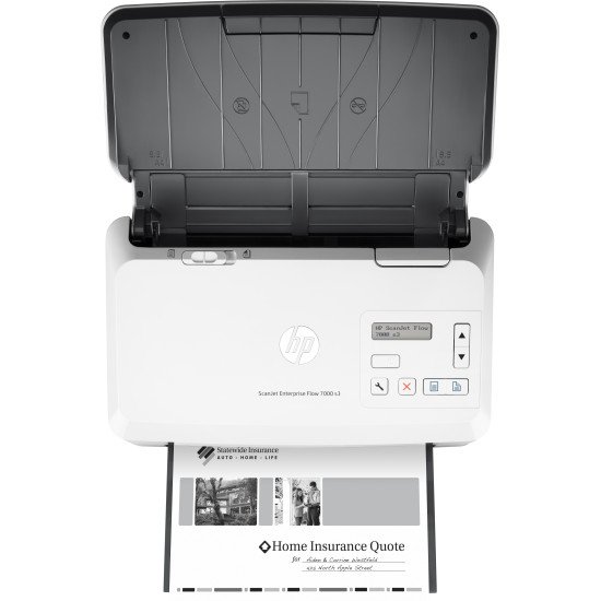 HP Scanjet Enterprise Flow 7000 s3 Alimentation papier de scanner 600 x 600 DPI A4 Blanc