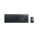 Lenovo 4X30H56809 clavier sans fil QWERTZ DE Noir