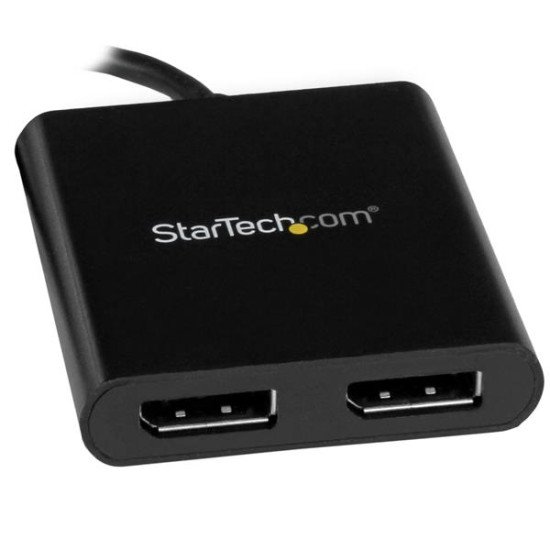 StarTech.com MSTCDP122DP adaptateur graphique USB 3840 x 2160 pixels Noir