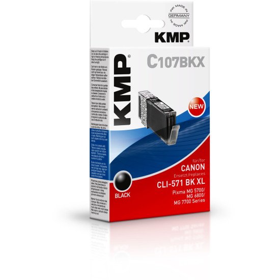 KMP C107BKX cartouche d'encre Noir