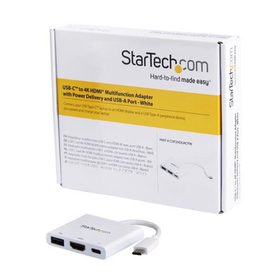 StarTech.com Adaptateur multiport USB-C vers HDMI 4K avec USB port USB-A