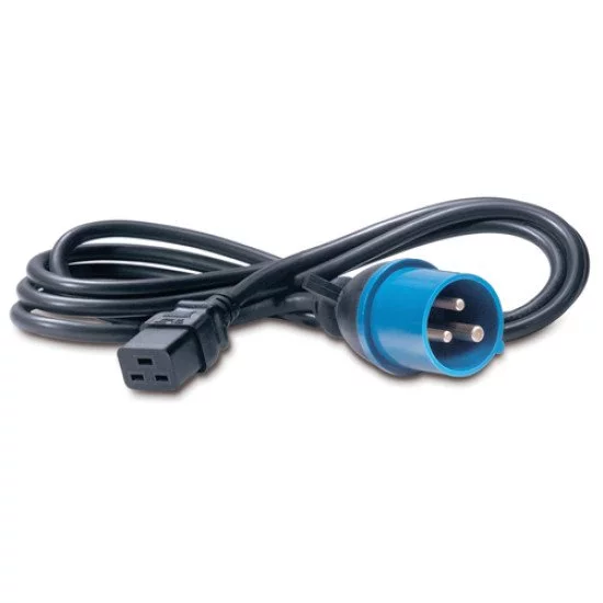 APC C19/IEC309 2.5m Noir 2,5 m Coupleur C19 APC C19/IEC309 2.5m Noir 2,5 m Coupleur C19