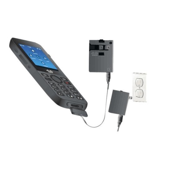 Cisco CP-MCHGR-8821-WMK= chargeur d'appareils mobiles Téléphone IP Noir, Gris Secteur Intérieure