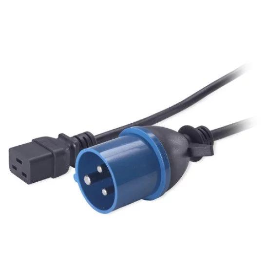 APC C19/IEC309 2.5m Noir 2,5 m Coupleur C19 APC C19/IEC309 2.5m Noir 2,5 m Coupleur C19