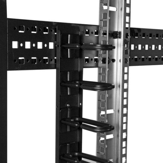 StarTech.com Panneau de gestion de câbles 0U de 91 cm pour rack - Guide-câbles avec anneaux