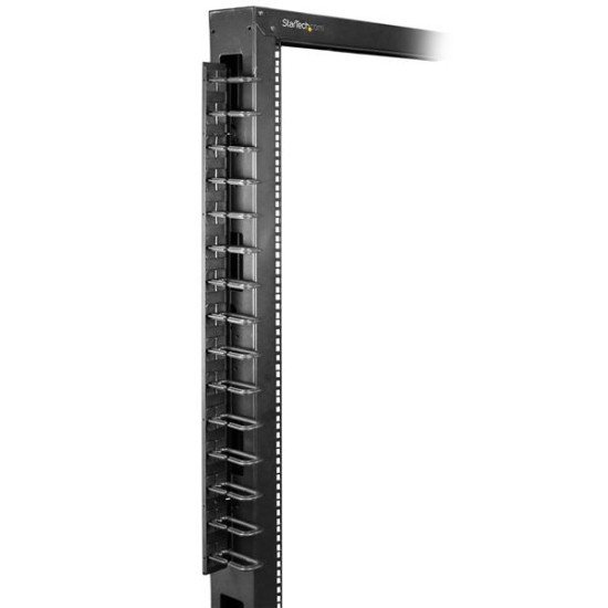 StarTech.com Panneau de gestion de câbles 0U de 91 cm pour rack - Guide-câbles avec anneaux