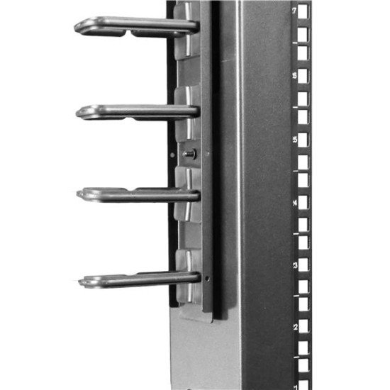 StarTech.com Panneau de gestion de câbles 0U de 91 cm pour rack - Guide-câbles avec anneaux