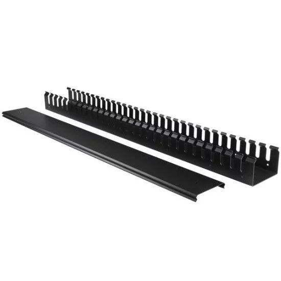 StarTech.com Panneau de gestion de câbles 0U de 91 cm pour rack - Guide-câbles avec conduit encoché StarTech.com Panneau de gestion de câbles 0U de 91 cm pour rack - Guide-câbles avec conduit encoché
