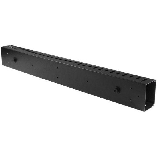 StarTech.com Panneau de gestion de câbles 0U de 91 cm pour rack - Guide-câbles avec conduit encoché