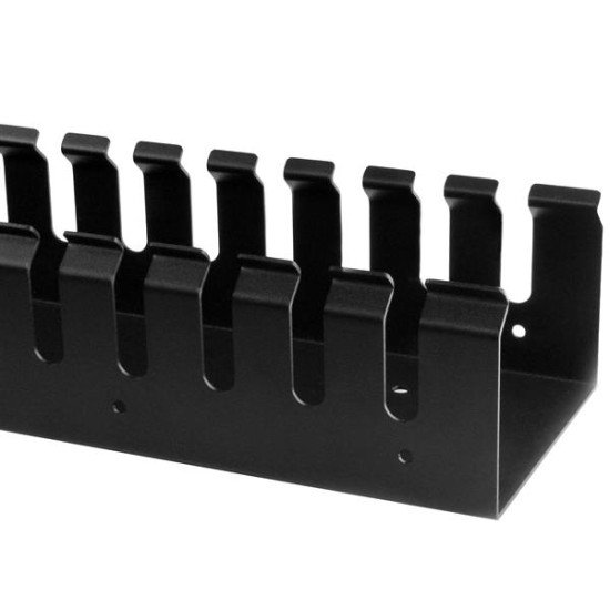 StarTech.com Panneau de gestion de câbles 0U de 91 cm pour rack - Guide-câbles avec conduit encoché