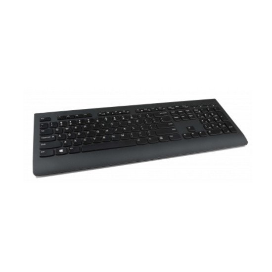 Lenovo 4X30H56841 clavier RF sans fil QWERTY Anglais américain Noir