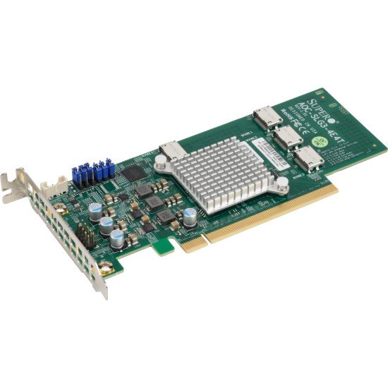 Supermicro AOC-SLG3-4E4T carte et adaptateur d'interfaces Interne OcuLink