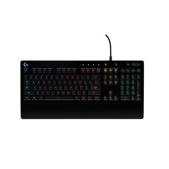 Logitech G G213 clavier USB QWERTZ Suisse Noir