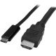 StarTech.com Câble adaptateur USB Type-C vers HDMI de 1 m - M/M - 4K 30 Hz