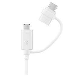 Samsung EP-DG930 câble USB 1,5 m USB 2.0 USB A USB C/Micro-USB B Blanc Samsung EP-DG930 câble USB 1,5 m USB 2.0 USB A USB C/Micro-USB B Blanc