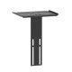 Manhattan Support sur roulettes pour TV/moniteurs, écrans 37" à 65", Compatibilité VESA : de 200x200 à 600x400 mm (vérifiez les dimensions des quatre trous de fixation à l'arrière), charge max. 40 kg, noir