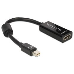DeLOCK Adaptateur & connecteur mini Displayport / HDMI mini Displayport 20-pin M HDMI 19-pin FM DeLOCK Adaptateur & connecteur mini Displayport / HDMI mini Displayport 20-pin M HDMI 19-pin FM