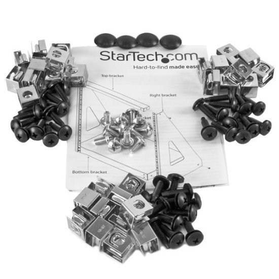 StarTech.com Rack de serveur robuste 12U à 2 montants - Armoire serveur à cadre ouvert