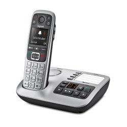 Gigaset E560A téléphone Téléphone DECT Identification de l'appelant Noir, Argent Gigaset E560A téléphone Téléphone DECT Identification de l'appelant Noir, Argent