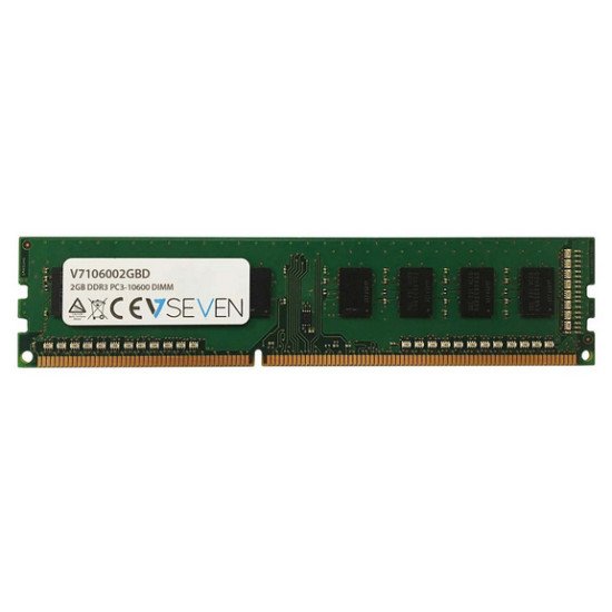 V7 V7106002GBD 2Go DDR3 PC3-10600 - 1333mhz DIMM 
