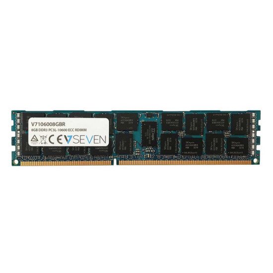 V7 V7106008GBR DDR3 PC3-10600 - 1333mhz SERVER ECC REG Server 8 Go