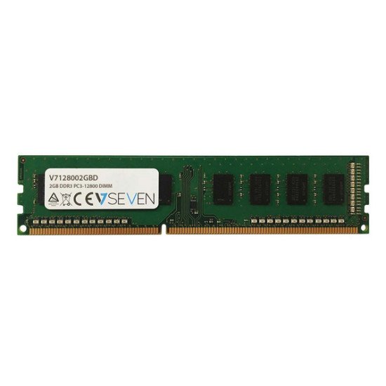 V7 2GB DDR3 PC3-12800 - 1600mhz DIMM Desktop Module de mémoire - V7128002GBD