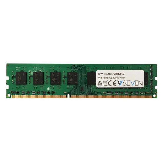 V7 V7128004GBD-DR DDR3 PC3-12800 - 1600mhz DIMM 4 Go