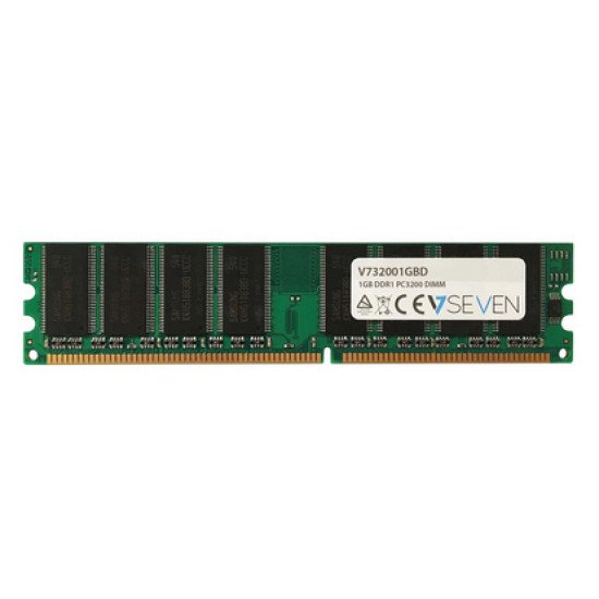 V7 V732001GBD 1Go DDR1 PC3200 - 400Mhz DIMM 