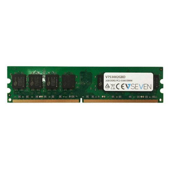 V7  V753002GBD 2Go DDR2 PC2-5300 667Mhz DIMM 