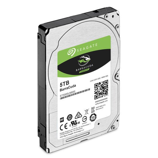 Seagate Barracuda 2.5" SATA 5 To