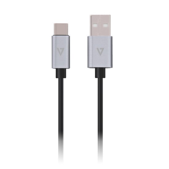 V7 Câble USB Type C vers Type A (USB-2A) 3p pieds (1m), couleur Grise
